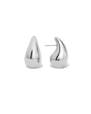 Droplet Silver Earrings