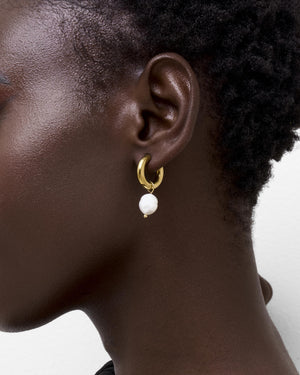 Verona Pearl Hoops